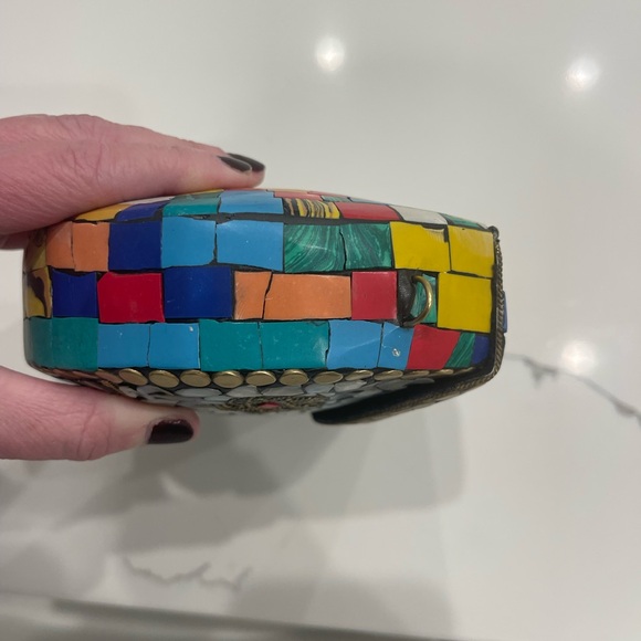 Ramla Rare Multicolor Mosaic Crossbody Bag - Picture 6 of 6